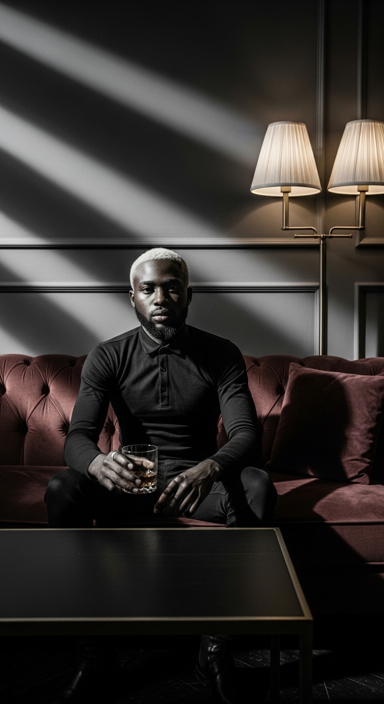 Portrait of a Young man in the velvet room by zwanedev